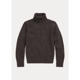 Wool-Cotton Turtleneck Sweater
