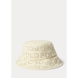 Eyelet-Embroidered Logo Bucket Hat