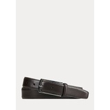 Leather Rectangle-Buckle Belt