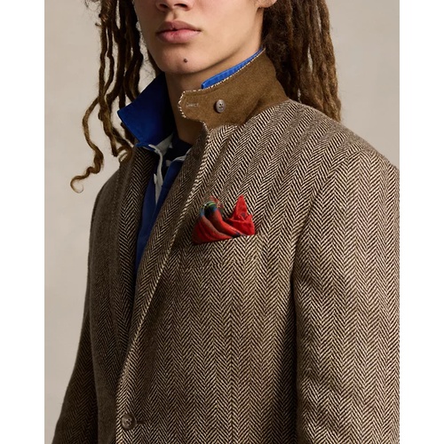 폴로 랄프로렌 The RL67 Linen-Blend Herringbone Jacket