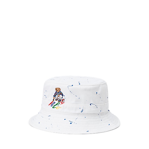 폴로 랄프로렌 Polo Bear Paint-Splatter Bucket Hat