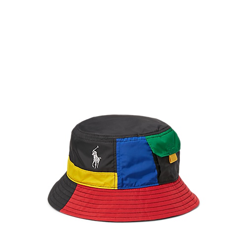 폴로 랄프로렌 Reversible Color-Blocked Bucket Hat