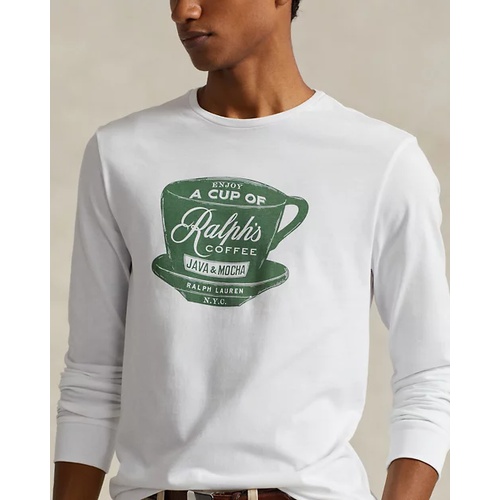 폴로 랄프로렌 Custom Slim Fit Ralph's Coffee T-Shirt