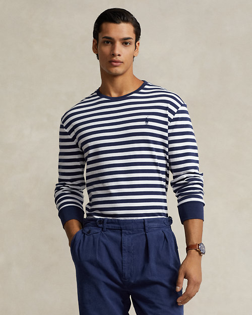 폴로 랄프로렌 Classic Fit Striped Soft Cotton T-Shirt