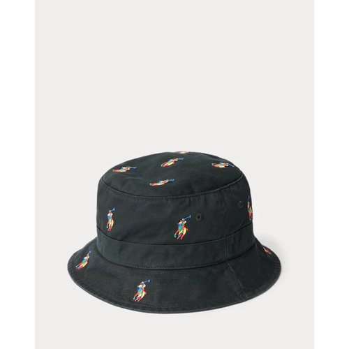 폴로 랄프로렌 Tricolor Pony Twill Bucket Hat