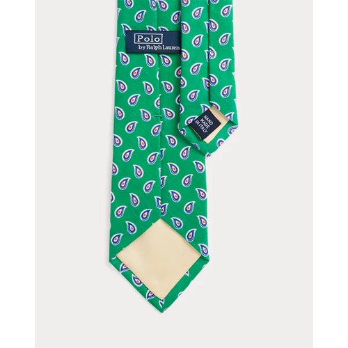 폴로 랄프로렌 Pine-Print Linen Tie