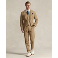 Pleated Plaid Tweed Suit Trouser