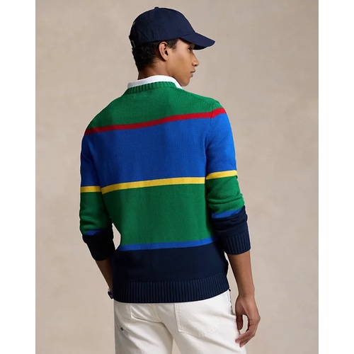 폴로 랄프로렌 Striped Cotton Crewneck Sweater