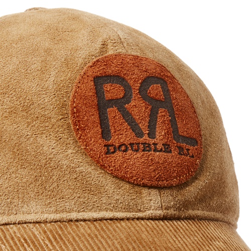 폴로 랄프로렌 RRL Ranch Logo Suede Ball Cap
