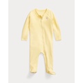 Cotton Interlock Footed Zip Coverall