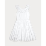 Eyelet-Embroidered Cotton Voile Dress