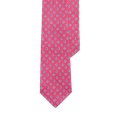 Pine-Print Linen Tie
