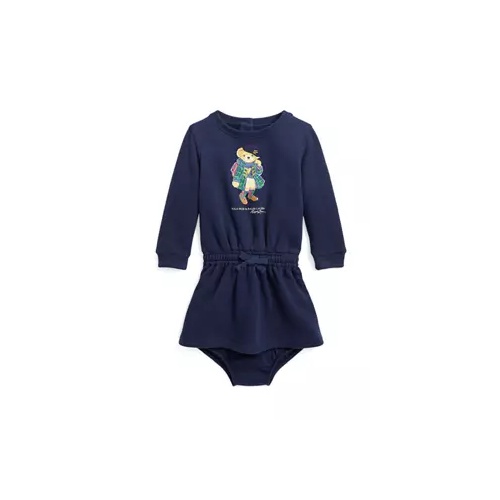 폴로 랄프로렌 Baby Girls Polo Bear Fleece Dress & Bloomer