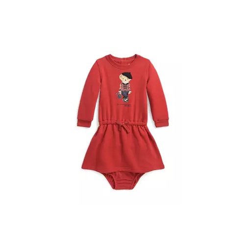 폴로 랄프로렌 Baby Girls Polo Bear Fleece Dress & Bloomer