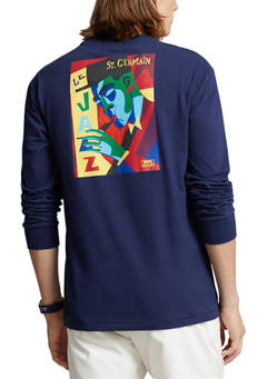 폴로 랄프로렌 Classic Fit Jazz-Print Jersey T-Shirt