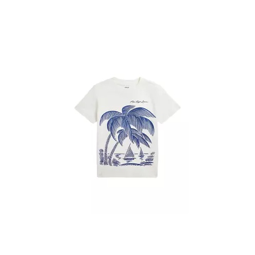 폴로 랄프로렌 Boys 2-7 Beach Print Cotton Jersey T-Shirt