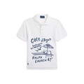 Boys 2-7 Embroidered Cotton Mesh Polo Shirt