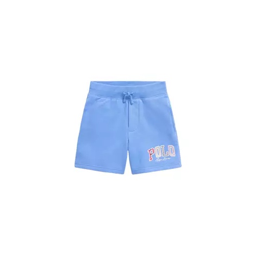 폴로 랄프로렌 Boys 4-7 Madras-Logo Fleece Shorts