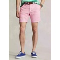8 Straight Fit Linen-Cotton Shorts