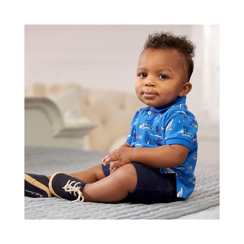 폴로 랄프로렌 Polo Ralph Lauren Kids Mesh Polo Shirt & Chino Shorts Set (Infant)