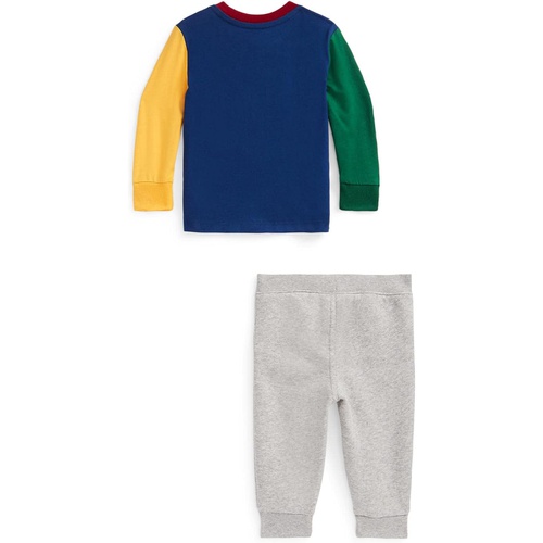 폴로 랄프로렌 Polo Ralph Lauren Kids Polo Bear Long-Sleeve Tee & Pants Set (Infant)