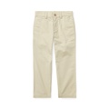 Toddler and Little Boys Straight Fit Twill Pant