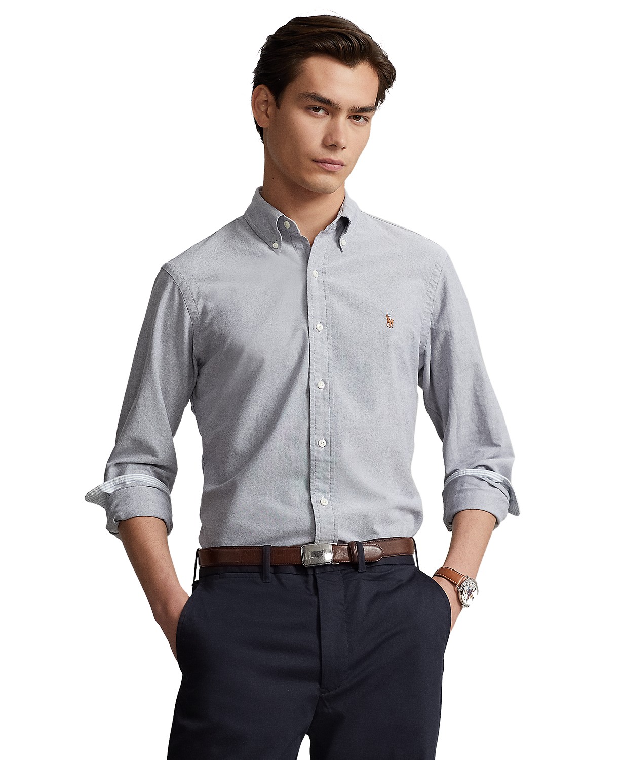 Mens The Iconic Cotton Oxford Shirt