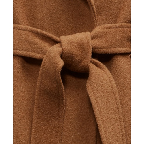 폴로 랄프로렌 Womens Wool Blend Belted Maxi Wrap Coat