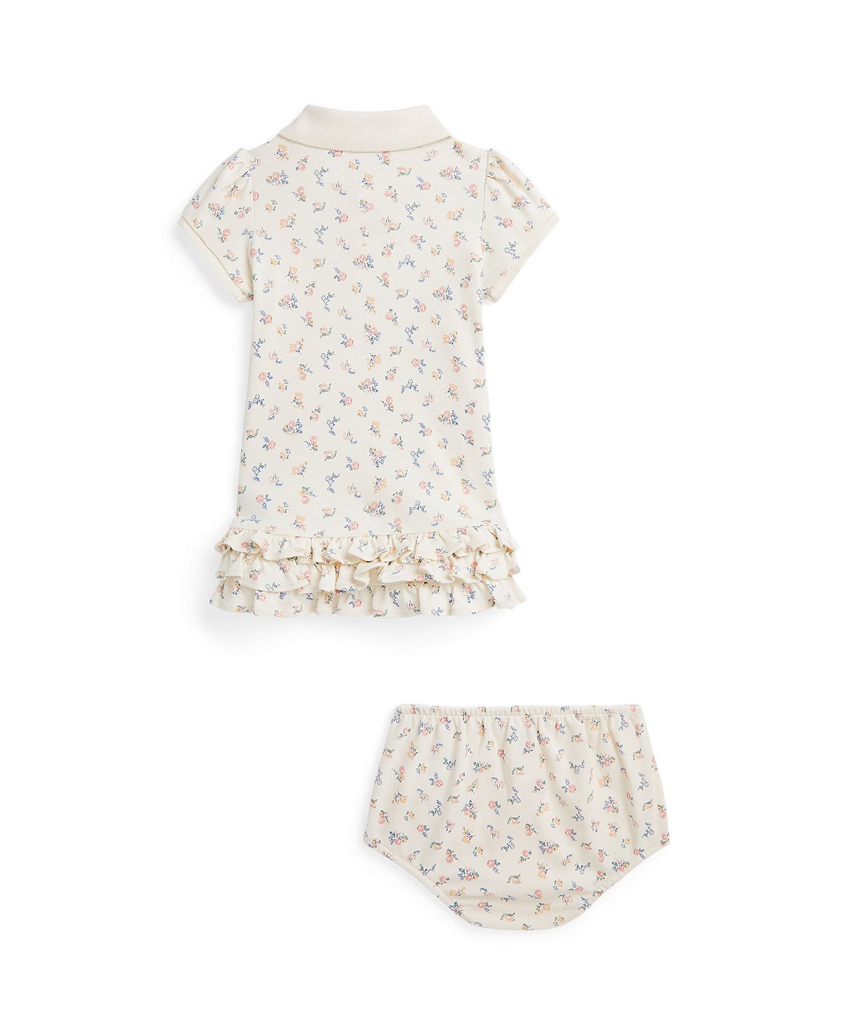 폴로 랄프로렌 Baby Girls Floral Soft Cotton Polo Dress