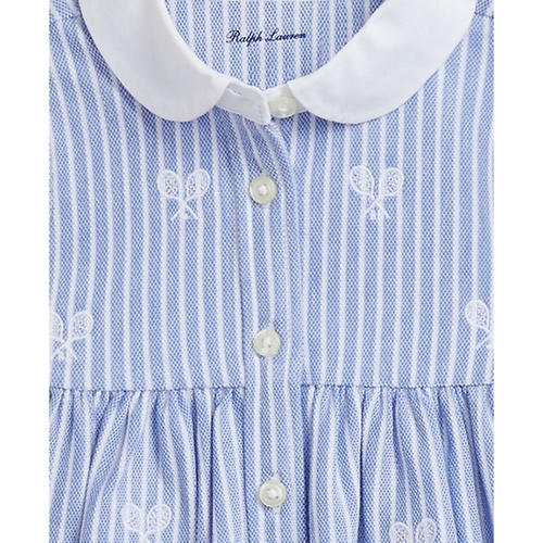 폴로 랄프로렌 Baby Girls Tennis-Embroidered Mesh Dress