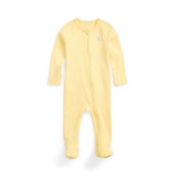 Baby Boys Cotton Interlock Footed Zip Coverall