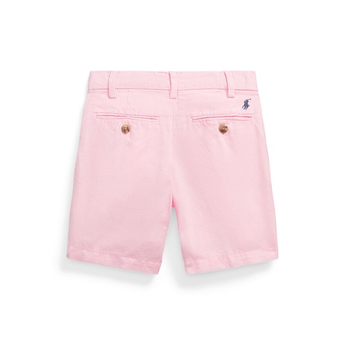 폴로 랄프로렌 Toddler and Little Boys Straight Fit Linen-Cotton Shorts