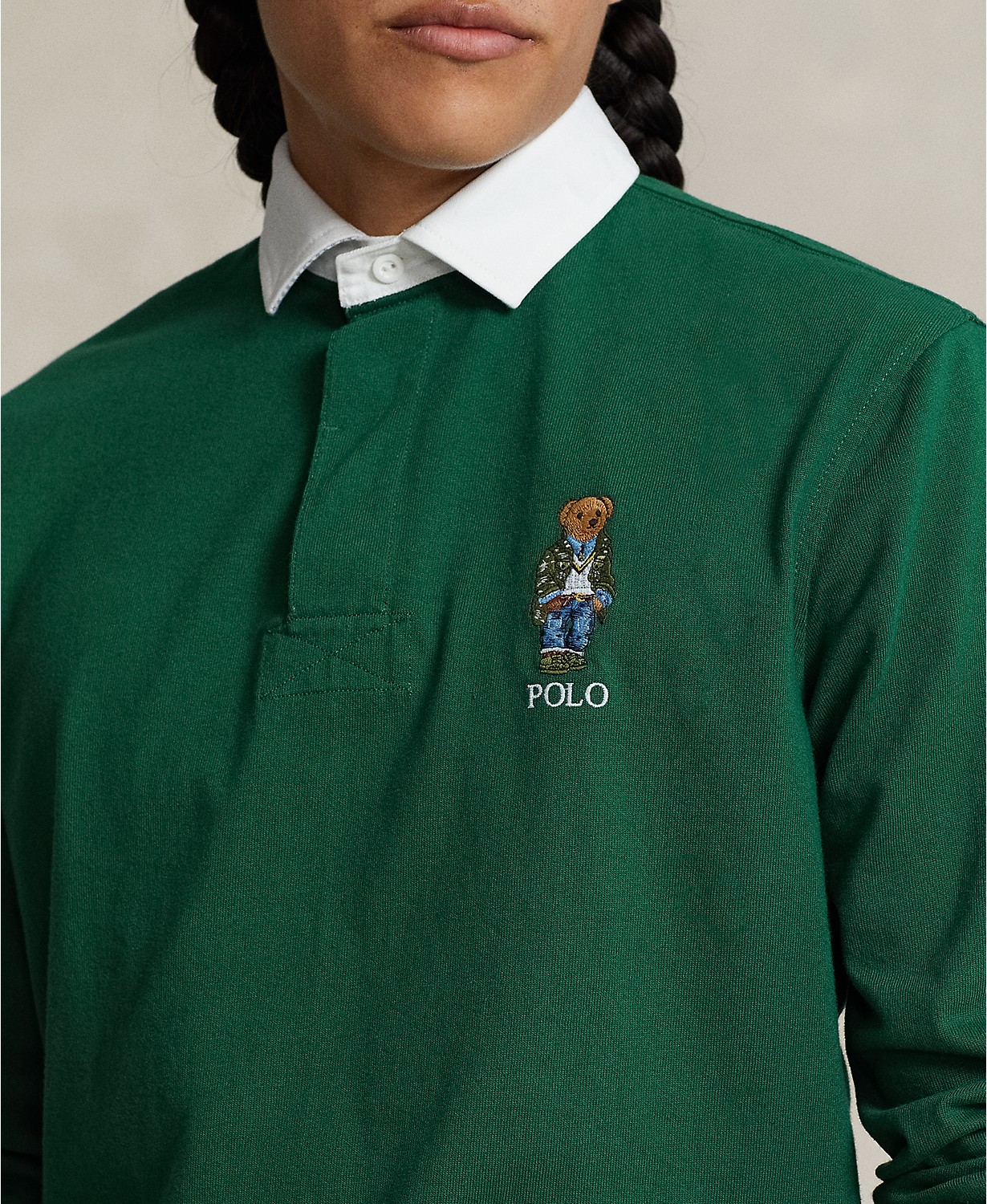 폴로 랄프로렌 Mens Classic-Fit Polo Bear Rugby Shirt