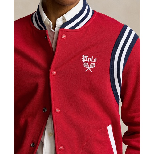 폴로 랄프로렌 Mens Embroidered Fleece Baseball Jacket