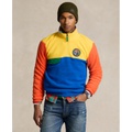 Mens Colorblocked Fleece Pullover Sweatshirt