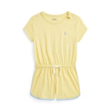 Toddler and Little Girls Cotton Jersey Romper