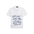 Toddler and Little Boys Embroidered Cotton Mesh Polo Shirt