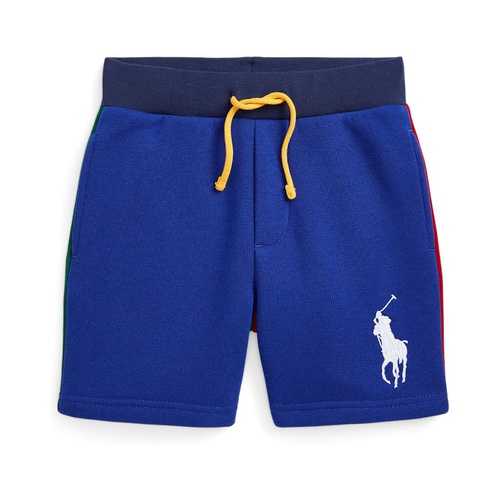 폴로 랄프로렌 Polo Ralph Lauren Kids Big Pony Color-Blocked Fleece Shorts (Little Kids)