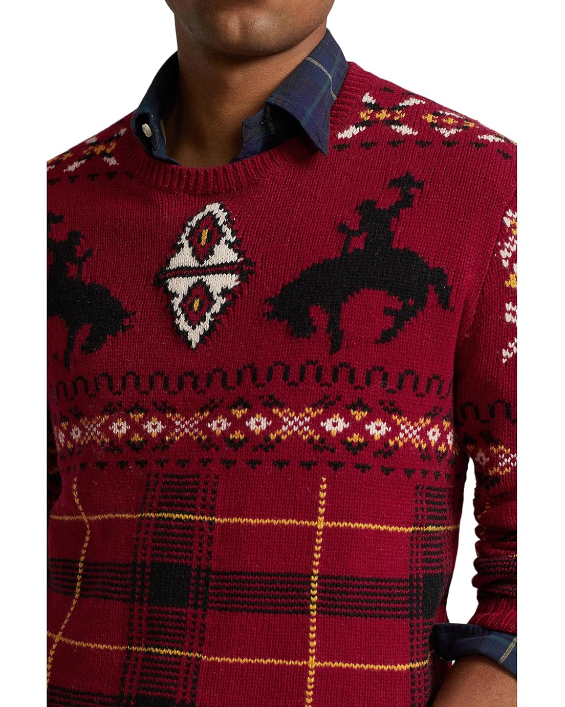 폴로 랄프로렌 Polo Ralph Lauren Western Inspired Fair Isle Sweater