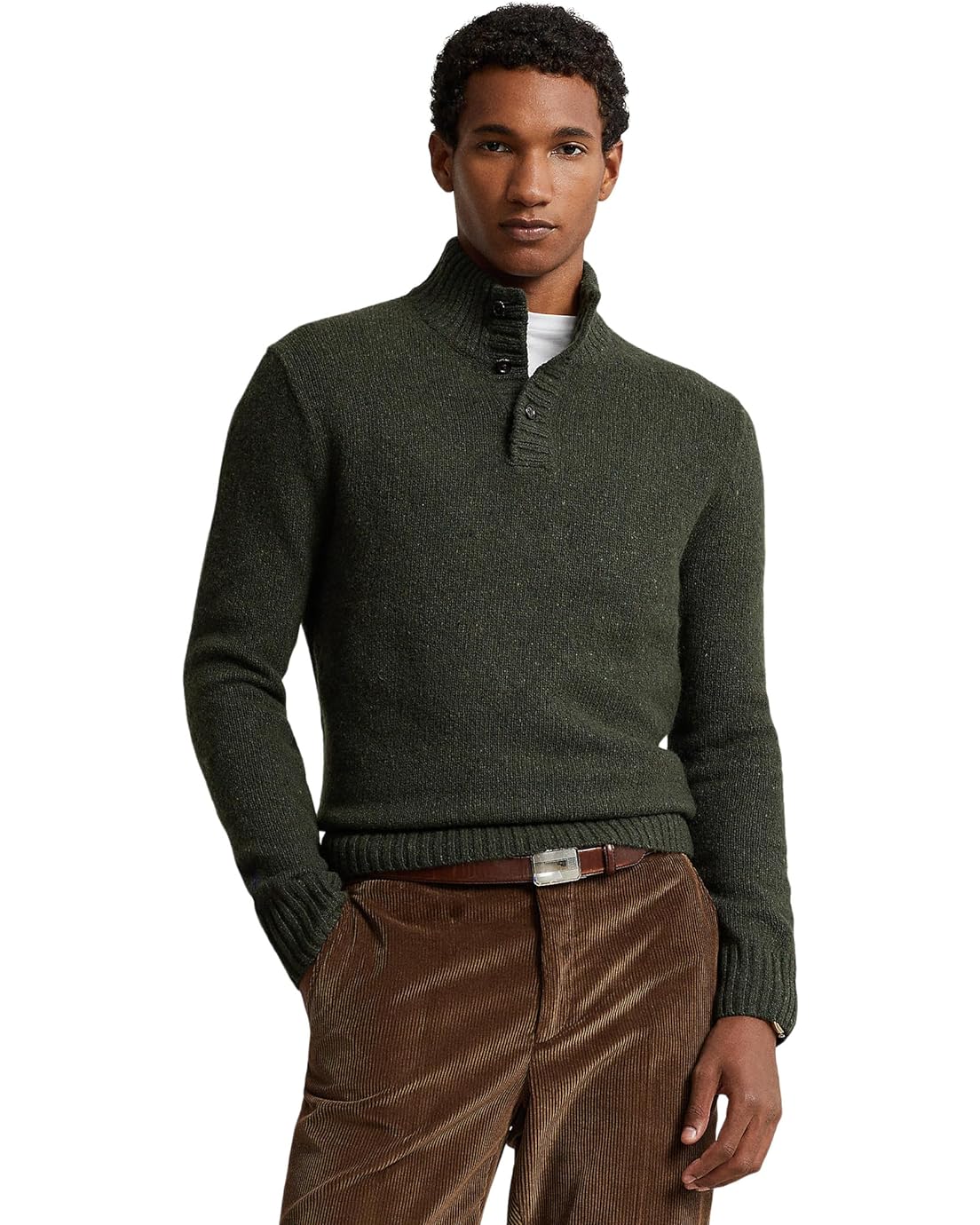 폴로 랄프로렌 Polo Ralph Lauren Wool-Blend Mockneck Sweater