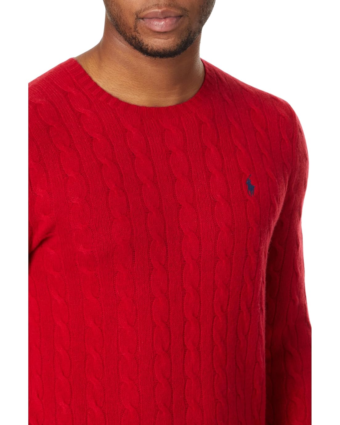 폴로 랄프로렌 Polo Ralph Lauren Cable-Knit Wool-Cashmere Sweater