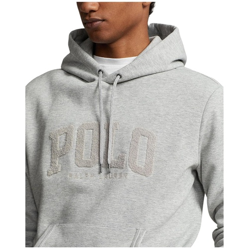 폴로 랄프로렌 Mens Polo Ralph Lauren Logo Double-Knit Mesh-Face Hoodie