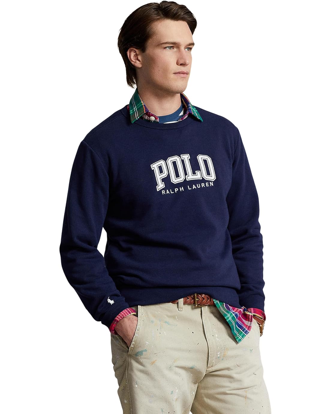 Mens Polo Ralph Lauren Logo Fleece Sweatshirt