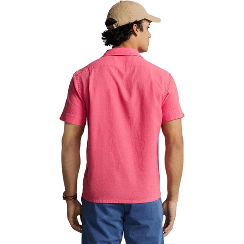 폴로 랄프로렌 Mens Polo Ralph Lauren Classic Fit Linen-Cotton Camp Shirt
