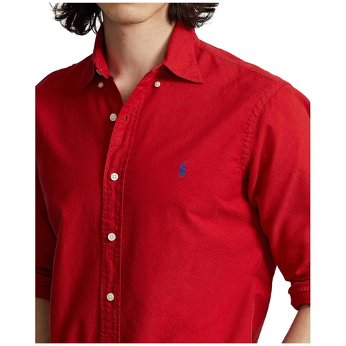 폴로 랄프로렌 Mens Polo Ralph Lauren Classic Fit Garment-Dyed Oxford Shirt