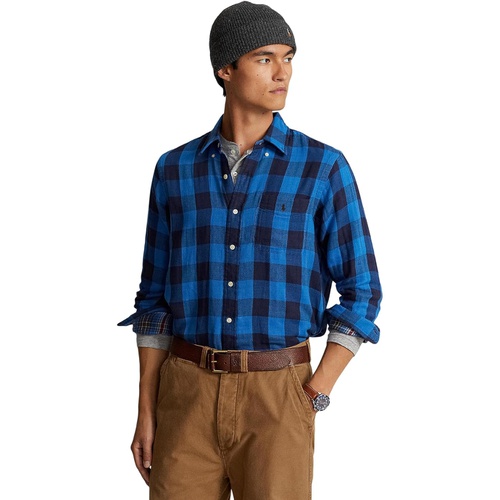 폴로 랄프로렌 Mens Polo Ralph Lauren Classic Fit Checked Double-Faced Shirt