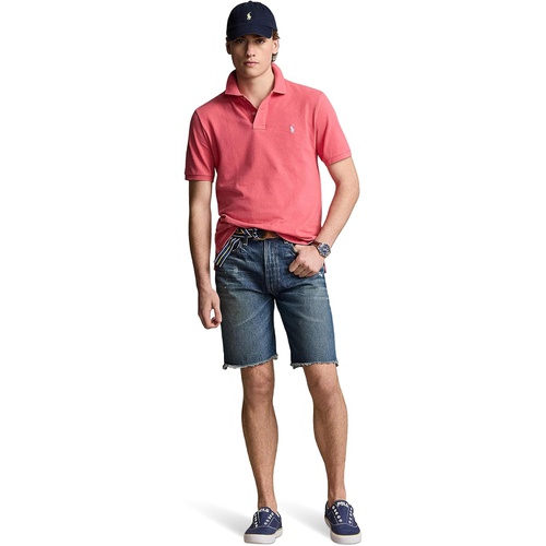 폴로 랄프로렌 Mens Polo Ralph Lauren Custom Slim Fit Mesh Polo Shirt