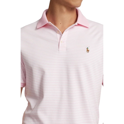 폴로 랄프로렌 Mens Polo Ralph Lauren Classic Fit Striped Soft Cotton Polo Shirt