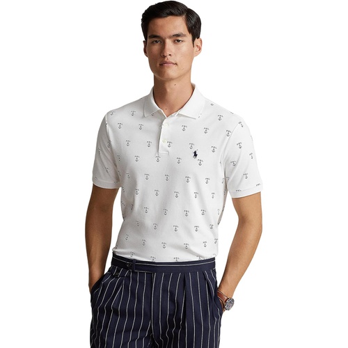 폴로 랄프로렌 Mens Polo Ralph Lauren Classic Fit Printed Soft Cotton Polo Shirt