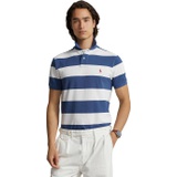 Mens Polo Ralph Lauren Classic Fit Striped Mesh Polo Short Sleeve Shirt
